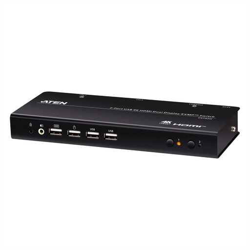 [CS742H] ATEN KVM-Switch 2-fach Audio/HDMI USB Dual Display