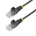 [N6PAT25CMBKS] StarTech.com Black Slim CAT6 Ethernet Cable - Kabel - Netzwerk