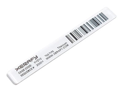 [ZIPRT3019299] Zebra Metal Skin Titanium - Papier - glänzend weiß -, EPC Class 1 Gen 2, 865-868 MHz, 96 Bit - weiß - 45 x 6 mm 500 Etikett(en) (1 Rolle(n)