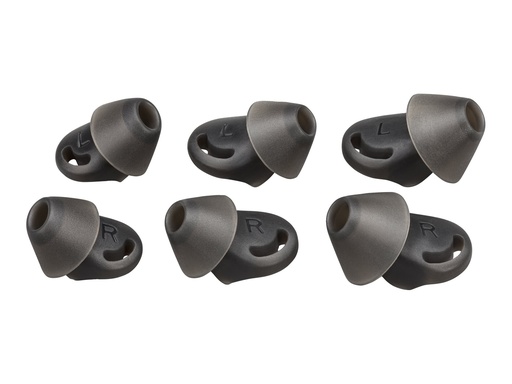 [85Q33AA] Poly HP Poly - Ohrstöpsel für Bluetooth-Headset - medium - Schwarz (Packung mit 2)