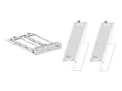 [490-BLDC] Dell Dual - Interposer-Platte - M.2 Card - für