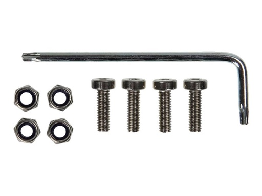 [216591] Brodit Pedestal Mount - Accessories - Schraubensatz - Metall - Metall - Allgemeiner Nutzen - Metallisch - 4 Stück(e)