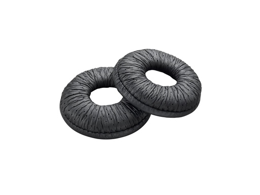 [85R11AA] Poly HP Poly - Ohrpolster für drahtloses Headset - Kunstleder - Schwarz (Packung mit 2)