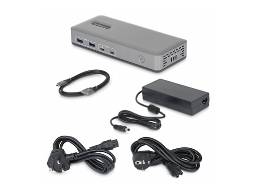 [201UE-USBC-DOCK] StarTech.com USB-C Dock 2x DP 4K60 1GbE 100W PD