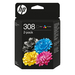 [6L6S6UE] HP 308 Pack Schwarz/Cyan/Magenta/Gelb Original Druckerpatronen-Kombipackung - Original - Tintenpatrone