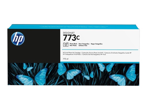 [C1Q43A] HP 773C - 775 ml - Photo schwarz - original