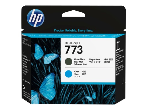 [C1Q20A] HP 773 - Schwarz, Cyan - Druckkopf - für DesignJet Z6600