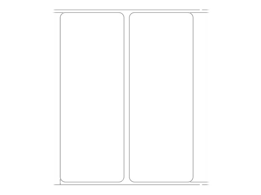 [3010175] Zebra Z-Ultimate 3000T - Polyester - permanenter Klebstoff - beschichtet - weiß - 101.6 x 38.1 mm 2020 Etikett(en) (1 Rolle(n)