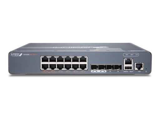 [EX4000-12MP] Juniper EX Series EX4000-12MP - Switch - L3 - managed - 8 x 10/100/1000 (PoE++)