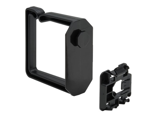 [NCM-DIN02-02] Eaton Tripp Lite Series Cable Management D-Rings for DIN Rails - Multi-Angle, 2U, Black, 2 Pack - D-Ring-Kabelführungskit (horizontal / vertikal)