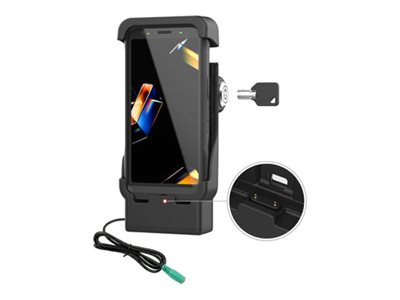 [3PTY-RAM-HOL-ZE41L-2U] Zebra RAM - Handgeräte-Ladeschale - Kfz - verriegeln - 9 watt - 1.6 A (Pogo)