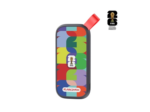 [SDSSDE30F-1T00-G25] SanDisk FIFA World Cup 2026 Edition - SSD - 1 TB - extern (tragbar)