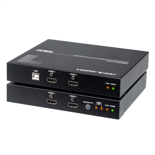 [CE824] ATEN CE824 USB HDMI KVM Extender Dual View HDBaseT 2.0 4K up to 100m