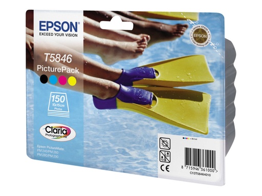 [C13T58464020] Epson Flippers PicturePack 4-farbig T5864 - Schwarz - Cyan - Magenta - Gelb - 1 Stück(e)