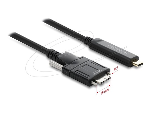[83632] Delock USB-Kabel - USB-C (M) zu Micro-USB Typ B (M)