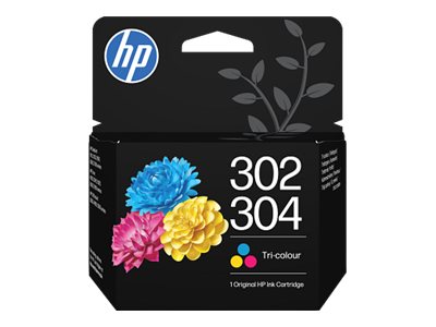 [B7RT6AE#30B] HP 302/304 - 2 ml - Farbe (Cyan, Magenta, Gelb)