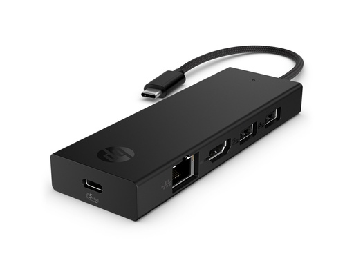 [BR1U3AA#ABB] HP Portable USB-C 4K HDMI Hub - Port Replicator