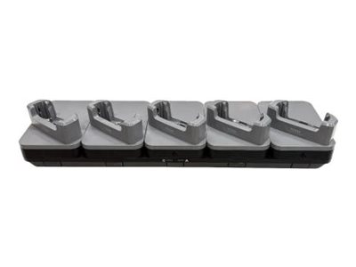 [CRD-TC5A-5SE5D-1] Zebra Handheld-Ladestation - für Geräte ohne robuste Stiefel - Ethernet - Ausgangsanschlüsse: 5 - 48.3 cm (19")