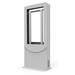 [KIPC2550B-S-EUK] Peerless KIPC2550B-S-EUK - 50" Floor Standing Totem/Portrait Kiosk