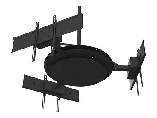 [DST980-3] Peerless AV DST980-3 - Befestigungskit (Deckenmontage, 3 Teleskoparme) - schwarze Pulverbeschichtung - Bildschirmgröße: 94-203.2 cm (37"-80")