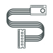 [103274] Zebra CABLE ASSY,PRINTHEAD,TTP 20X0