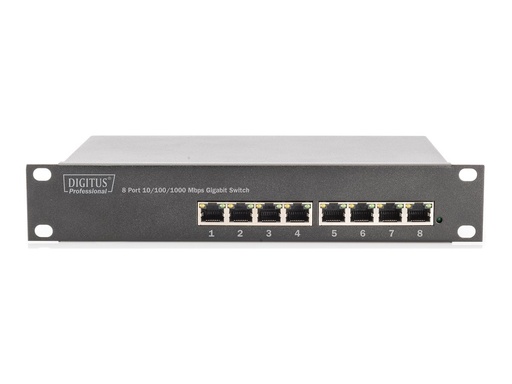 [DN-80114-1] DIGITUS Switch - unmanaged - 8 x 10/100/1000Base-T