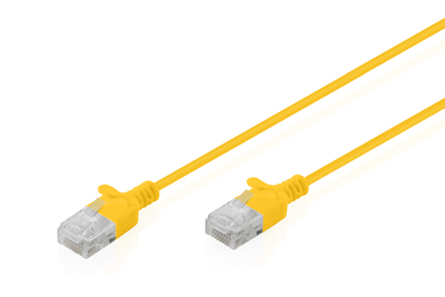 [DK-1618-030S-Y] DIGITUS CAT 6 U-UTP Slim Patchkabel, 3 m, Gelb