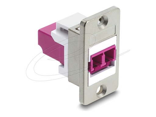[91100] Delock Netzwerkkoppler - LC Multi-Mode (W)