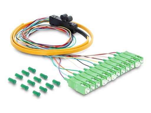 [91047] Delock Fan-out-Kabel - SC/APC Einzelmodus (M)