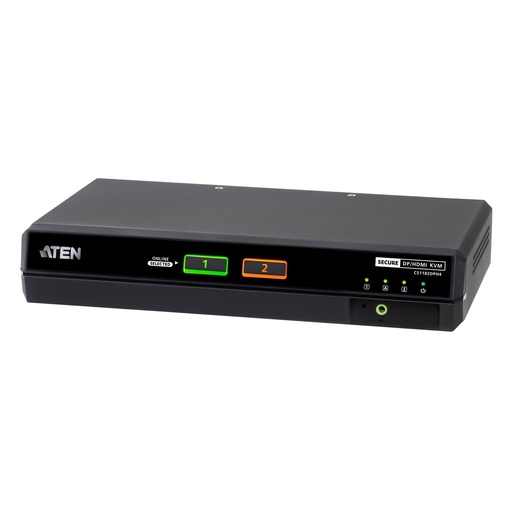 [CS1182DPH4] ATEN CS1182DPH4 USB 5K DP HDMI Single Display Secure KVM - KVM-Umschalter - 2-Port