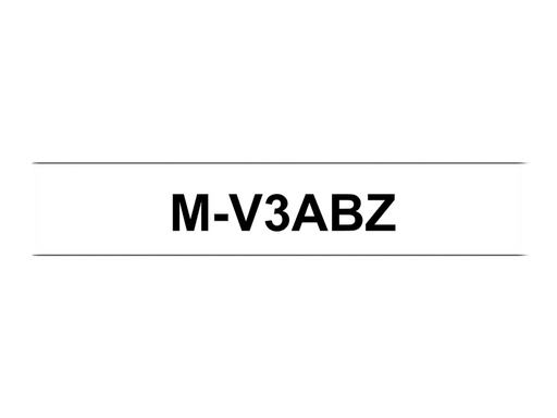 [MV3ABZ] Brother MV3ABZ - Schwarz auf Weiß - Etikettband-Set