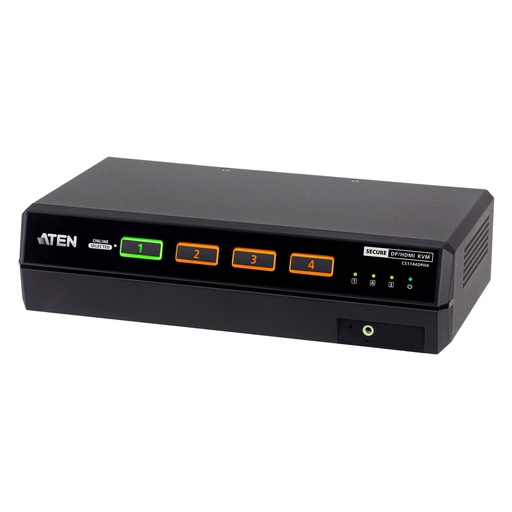 [CS1144DPH4] ATEN USB 5K DisplayPort/HDMI Dual Display - KVM-Umschalter - 4-Port
