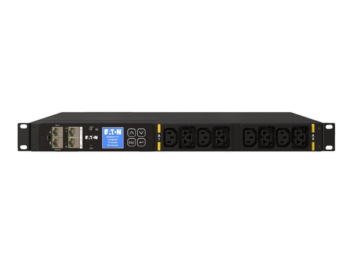 [EHMIFC20G] Eaton G4 - Stromverteilungseinheit (Rack - einbaufähig) - gemessener Eingang - Wechselstrom 100-240 V - 3.7 watt - 1-phasig - Ethernet 10/100/1000, serial - Eingabe, Eingang IEC 60320 C20 16A - Ausgangsanschlüsse: 8 (4 x IEC 60320 C13, 4 x IEC 60320 C39)
