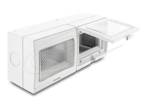 [81625] Delock Easy 45 - socket-outlet housing - surface-mounted housing, IP55, waterproof