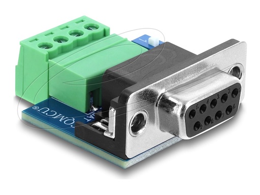 [91294] Delock Serieller Adapter - DB-9 (W) zu 4-poliger Anschlussblock