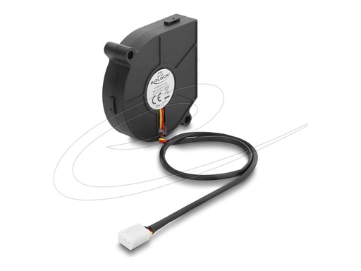 [67491] Delock Radiallüfter Lüftergebläse DC 60 x 60 15 mm - 12 V - 3,53 cfm