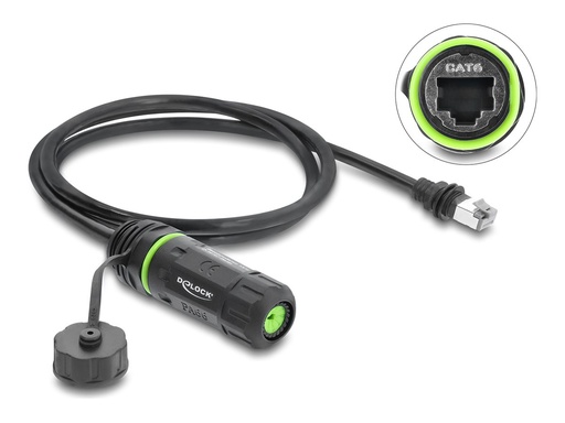 [90681] Delock Netzwerkverlängerungskabel - RJ-45 (M)