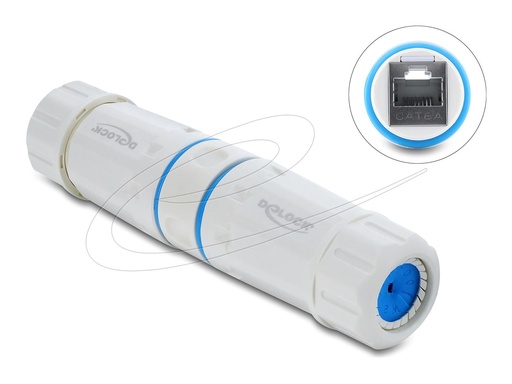 [90661] Delock Netzwerkkoppler - RJ-45 (W) zu RJ-45 (W)