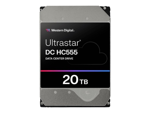 [WUH722020CLE6L4] WD Ultrastar DC HC555 - Festplatte - Rechenzentrum - 20 TB - intern - 3.5" (8.9 cm)