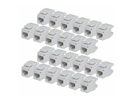 [C6KEY110180WH24PK] StarTech.com CAT6 KEYSTONE JACK 24-PACK - Netzwerk - CAT 6
