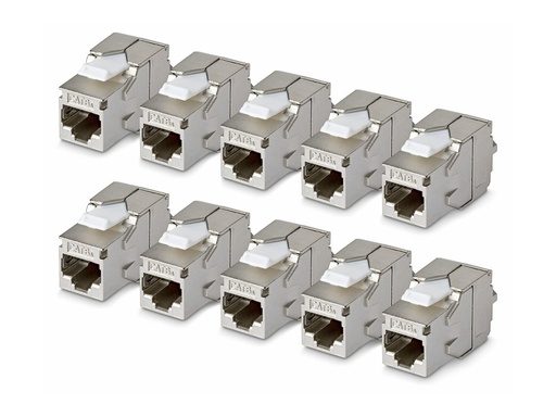 [C6AKEYTLSTP18010PK] StarTech.com CAT6A KEYSTONE JACK 10-PACK - Netzwerk - CAT 6a