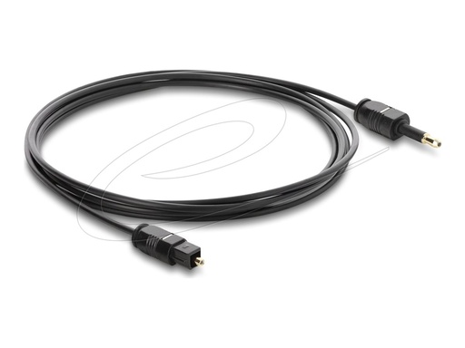 [88065] Delock Digitales Audio-Kabel (optisch) - Mini-TOSLINK männlich zu TOSLINK weiblich
