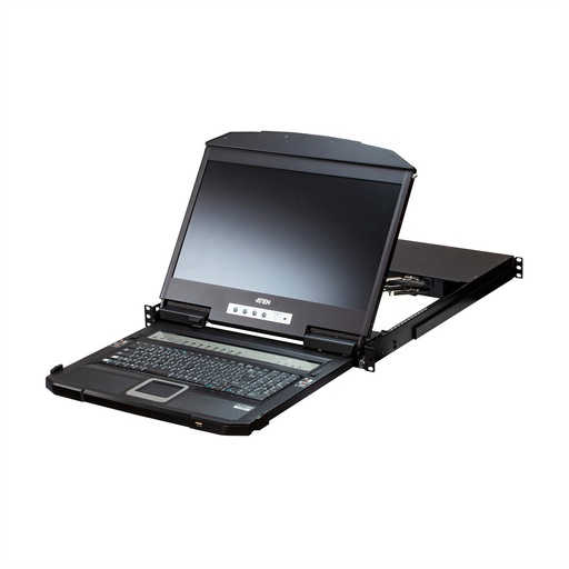 [CL3884NW-ATA-AG] ATEN [PREMIUM] Aten 4-port USD HDMI Multi-View Dual Rail WideScreen LCD KVM