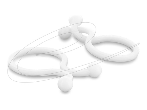 [22064] Delock Kabel - Organizer - durchsichtig (Packung mit 100)