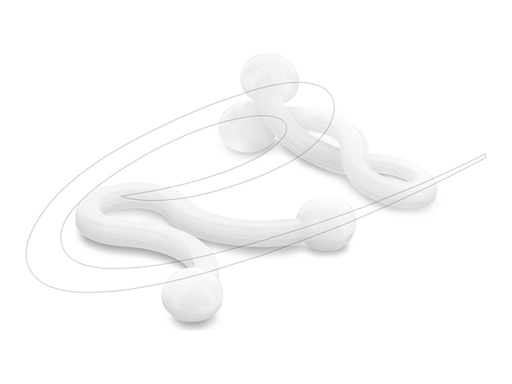 [22060] Delock Kabel - Organizer - durchsichtig (Packung mit 100)