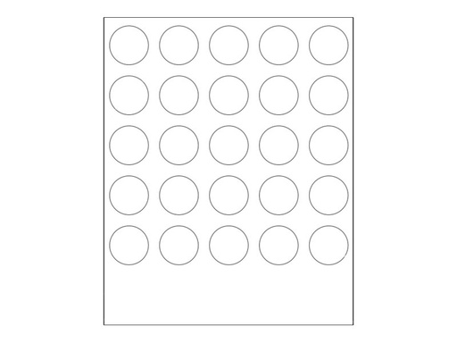 [3001531] Zebra Z-Ultimate 3000T - Polyester - permanenter Klebstoff - beschichtet - weiß - 11.1 x 11.1 mm 63570 Etikett(en) (1 Rolle(n)