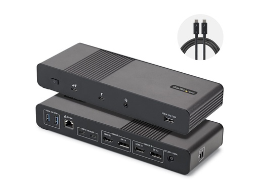 [206UE-TB5USB4DOCK] StarTech.com Startech - Dockingstation - für Laptop - USB4 / Thunderbolt 4 / Thunderbolt 5