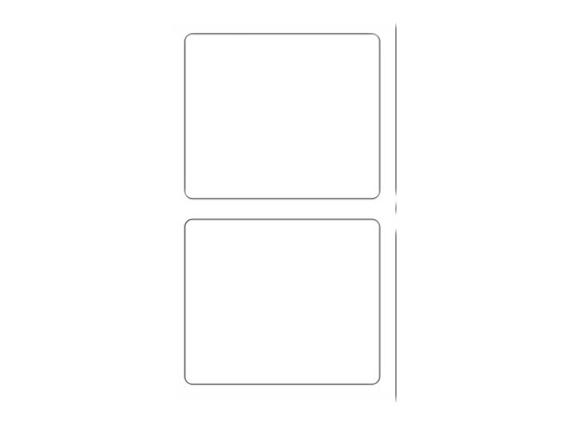 [3007155] Zebra Z-Ultimate 3000T - Polyester - permanenter Klebstoff - beschichtet - weiß - 30 x 25.4 mm 2890 Etikett(en) (1 Rolle(n)