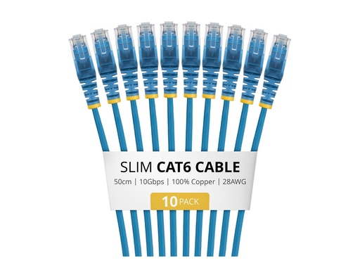[N6PAT50CMBLS10PK] StarTech.com Startech - Patch-Kabel - RJ-45 (M) zu RJ-45 (M)