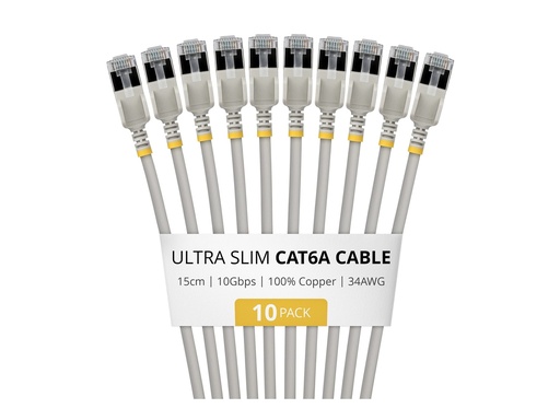 [6ASTP34GRS15CM10PK] StarTech.com Startech - Patch-Kabel - RJ-45 (M) zu RJ-45 (M)